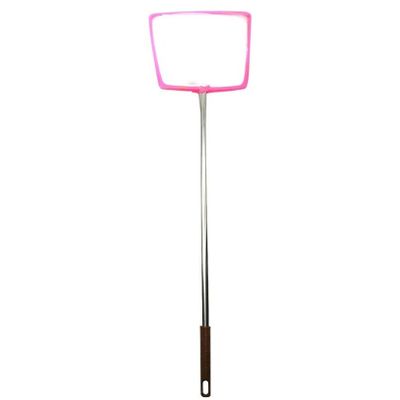 Kinder visnet/schepnet 61 x 18 cm roze