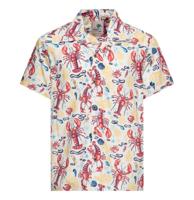 King Kerosin Deep Sea Lobster Shirt Off White-4XL