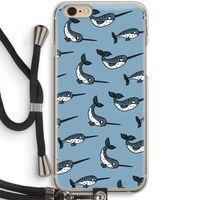 Narwhal: iPhone 6 / 6S Transparant Hoesje met koord