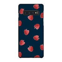 Framboosjes: Samsung Galaxy S10 4G Volledig Geprint Hoesje