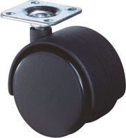 Meubelwiel zwart 50kg 50mm