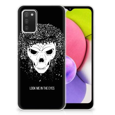 Silicone Back Case Samsung Galaxy A03S Skull Hair Silicone Back Case Samsung Galaxy A03S Skull Hair