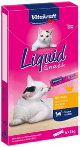 Vitakraft Liquid Snack met kip en taurine 6st