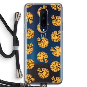 You Had Me At Pizza: OnePlus 7 Pro Transparant Hoesje met koord