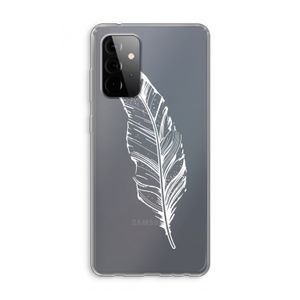 Pluim: Samsung Galaxy A72 Transparant Hoesje
