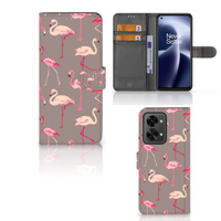 OnePlus Nord 2T Telefoonhoesje met Pasjes Flamingo