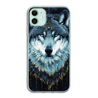Darkness Wolf: iPhone 11 Transparant Hoesje