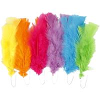 Creativ Company Veren, l: 11-17 cm, diverse kleuren, 18 bol/ 1 doos