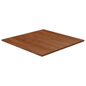 vidaXL Tafelblad vierkant 70x70x1,5cm behandeld eiken donkerbruin