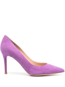 Gianvito Rossi escarpins Gianvito 85 mm en daim - Violet