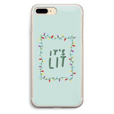 It's Lit: iPhone 7 Plus Transparant Hoesje