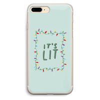 It's Lit: iPhone 7 Plus Transparant Hoesje