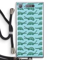 Kroko: Sony Xperia XZ1 Transparant Hoesje met koord