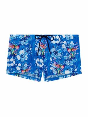 HOM - Swim Shorts - Colibris - blauw, Maat:M