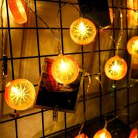 3m citroen slice USB plug romantisch LED string vakantie licht 20 LEDs Teenage stijl warme Fairy decoratieve lamp voor Kerstmis bruiloft slaapkamer