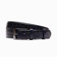 Paulo Bellini Croco Riem Blauw