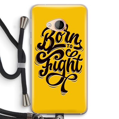 Born to Fight: HTC U Play Transparant Hoesje met koord