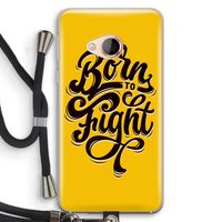 Born to Fight: HTC U Play Transparant Hoesje met koord