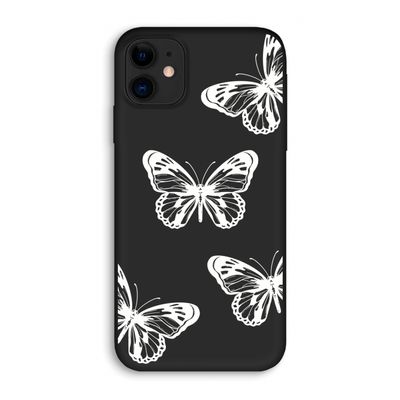White butterfly: iPhone 11 Biologisch afbreekbaar hoesje