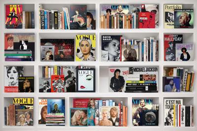 Glasschilderij Boekenkast