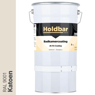 Holdbar Badkamercoating Katoen (RAL 9001) 5 kg