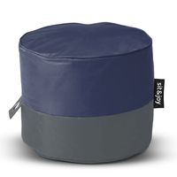 'Rondo' Navy Blue Beanbag - Pouf - Blauw - Sit&Joy ® - thumbnail