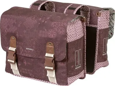 Dubbele Fietstas Basil Boheme Carry All - 35 Liter - Rood