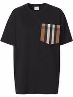 Burberry t-shirt à poche poitrine - Noir