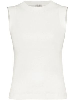Brunello Cucinelli débardeur à coupe slim - Blanc