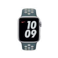 Apple origineel Nike Sport Band Apple Watch 38mm / 40mm / 41mm Hasta / Light Silver - MJ6G3ZM/A - thumbnail