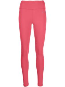 Sporty & Rich legging à logo contrastant - Rouge