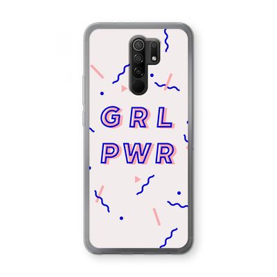 GRL PWR: Xiaomi Redmi 9 Transparant Hoesje