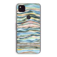 Watercolor Agate: Google Pixel 4a 5G Transparant Hoesje