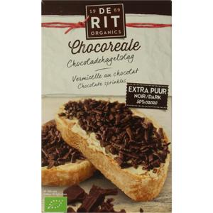 De Rit Chocoreale hagelslag extra puur bio
