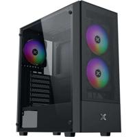 Mid-Tower PC-behuizing zonder voeding - XIGMATEK HERO II Air 3F (zwart) - ATX/Micro ATX - 3x120mm FRGB - Mesh - USB 3.0/2.0