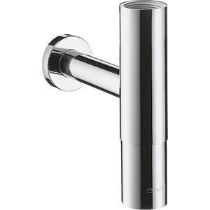 Hansgrohe Flowstar Premium verstelbare designbekersifon 5/4 met muurbuis met rozet chroom 52100000