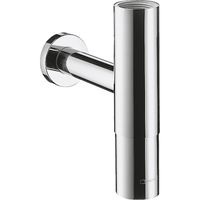 Hansgrohe Flowstar Premium verstelbare designbekersifon 5/4 met muurbuis met rozet chroom 52100000 - thumbnail