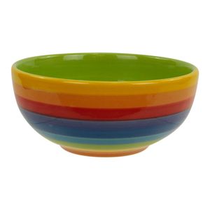 Regenboogkleurige Kom Keramiek (13 cm)