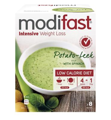 Modifast Soep prei aardappel 8 stuks