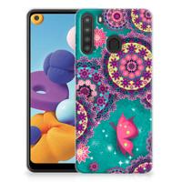 Samsung Galaxy A21 | Hoesje maken | Cirkels en Vlinders