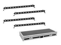 EUROLITE Set 4x LED BAR-12 QCL RGBW Bar + Case - thumbnail