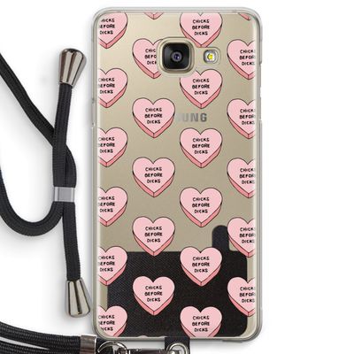 Chicks before dicks: Samsung Galaxy A5 (2016) Transparant Hoesje met koord