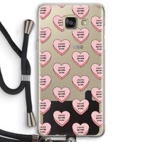 Chicks before dicks: Samsung Galaxy A5 (2016) Transparant Hoesje met koord