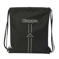 Rugtas met Koordjes Kappa Dark Zwart 35 x 40 x 1 cm
