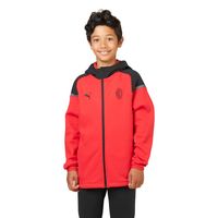 PUMA AC Milan Casual Vest 2023-2024 Kids Rood Zwart - thumbnail
