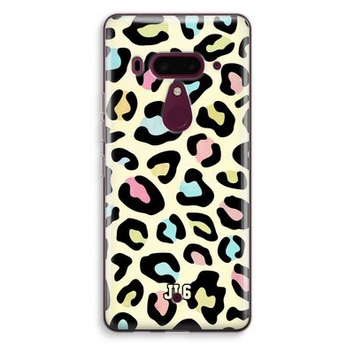 Leopard pattern: HTC U12+ Transparant Hoesje