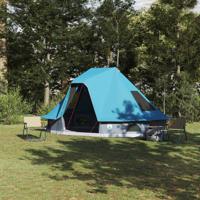Familie Tipi Tent met dak Blauw 466 x 310 x 240 cm
