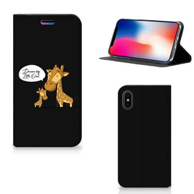 Apple iPhone X | Xs Magnet Case Giraffe Apple iPhone X | Xs Magnet Case Giraffe