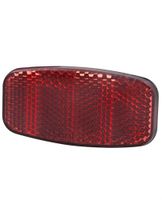 Spanninga Reflector bagagedrager 80mm rood