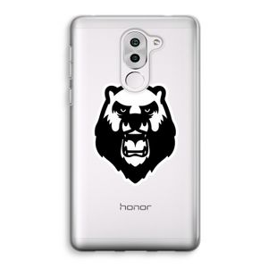 Angry Bear (white): Honor 6X Transparant Hoesje